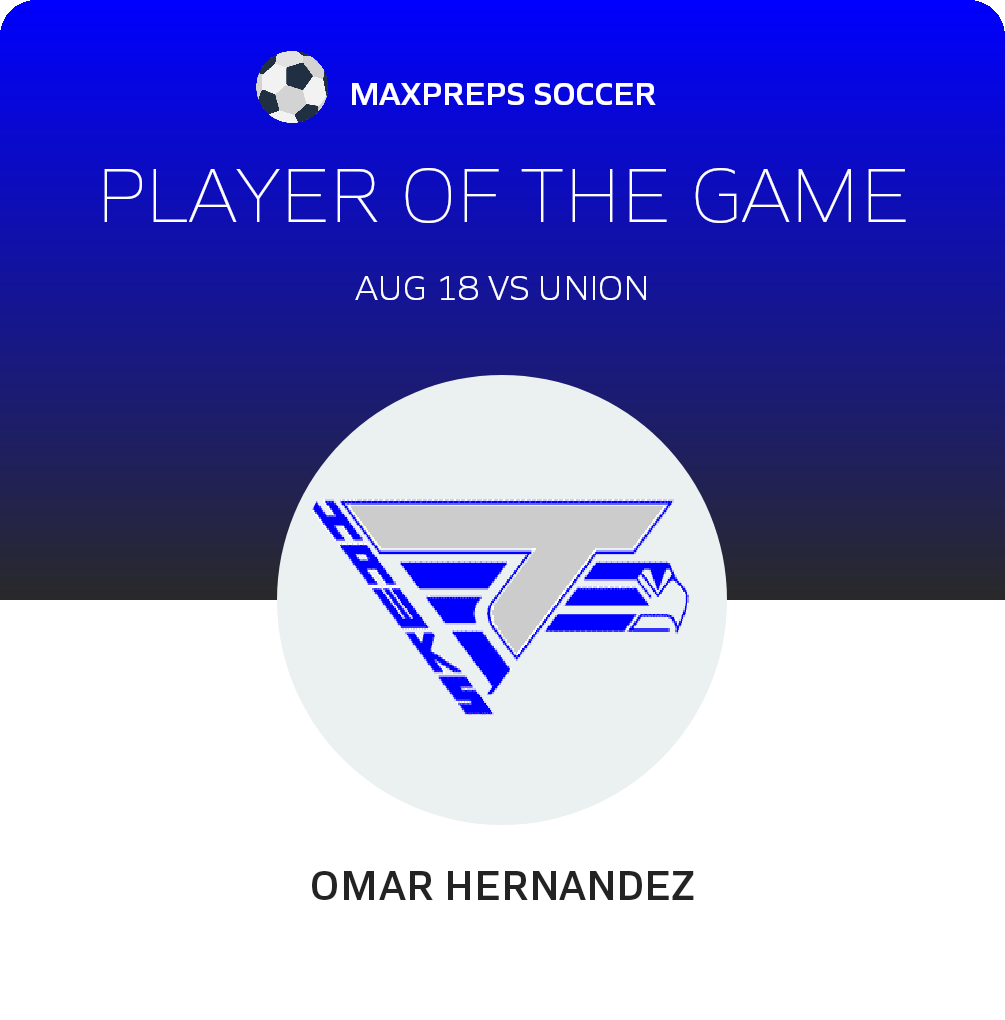 #10 Omar Hernandez Player of the Game badge