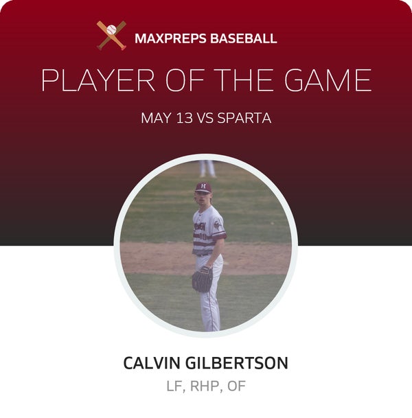 #10 Calvin Gilbertson Player of the Game badge