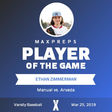 #4 Ethan Zimmerman Player of the Game badge