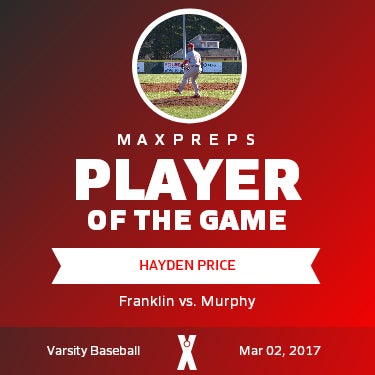 #17 Hayden Price Player of the Game badge