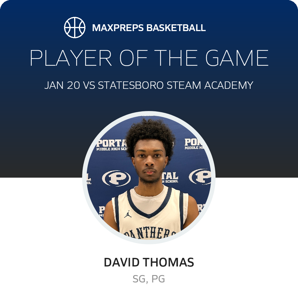 #3 David Thomas Player of the Game badge