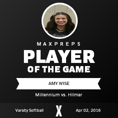 #2 Amy Wise Player of the Game badge