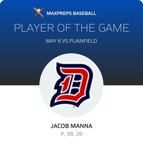#10 Jacob Manna Player of the Game badge