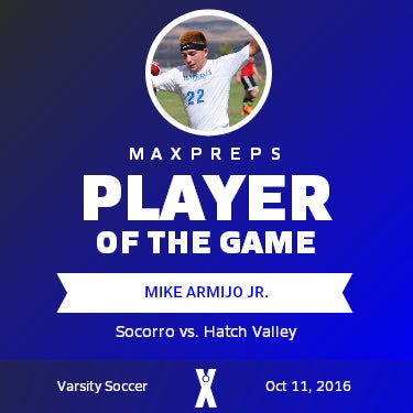 #22 Mike Armijo Jr. Player of the Game badge
