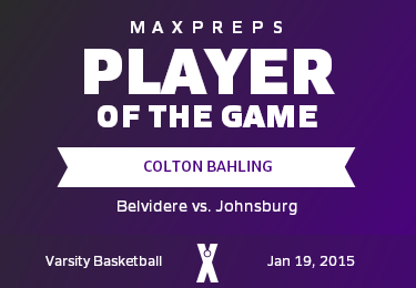 #20 Colton Bahling Player of the Game badge