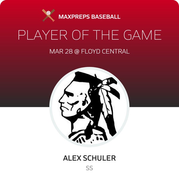 #2 Alex Schuler Player of the Game badge
