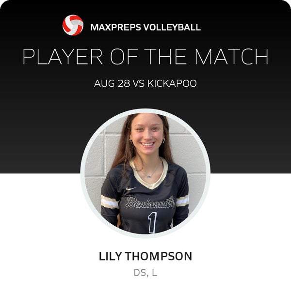 #2 Lily Thompson Player of the Game badge