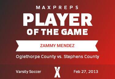 #00 Zammy Mendez Player of the Game badge