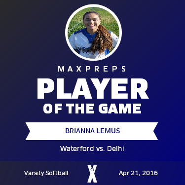 #11 Brianna Lemus Player of the Game badge