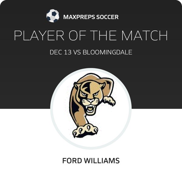 #24 Ford Williams Player of the Game badge