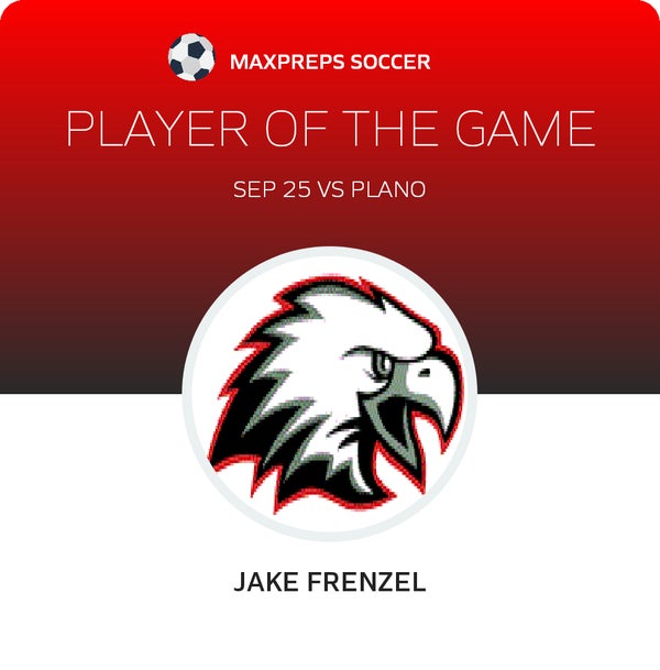 Jake Frenzel Player of the Game badge