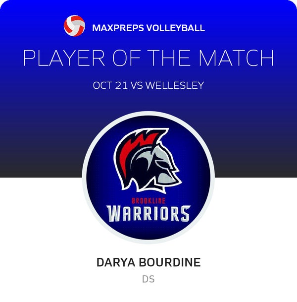 #18 Darya Bourdine Player of the Game badge
