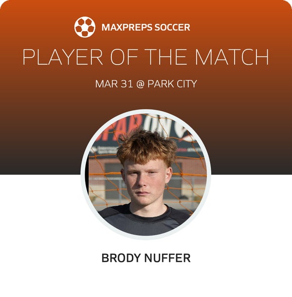 #8 Brody Nuffer Player of the Game badge