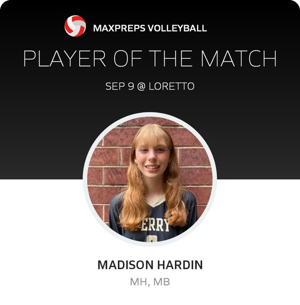 #2 Madison Hardin Player of the Game badge