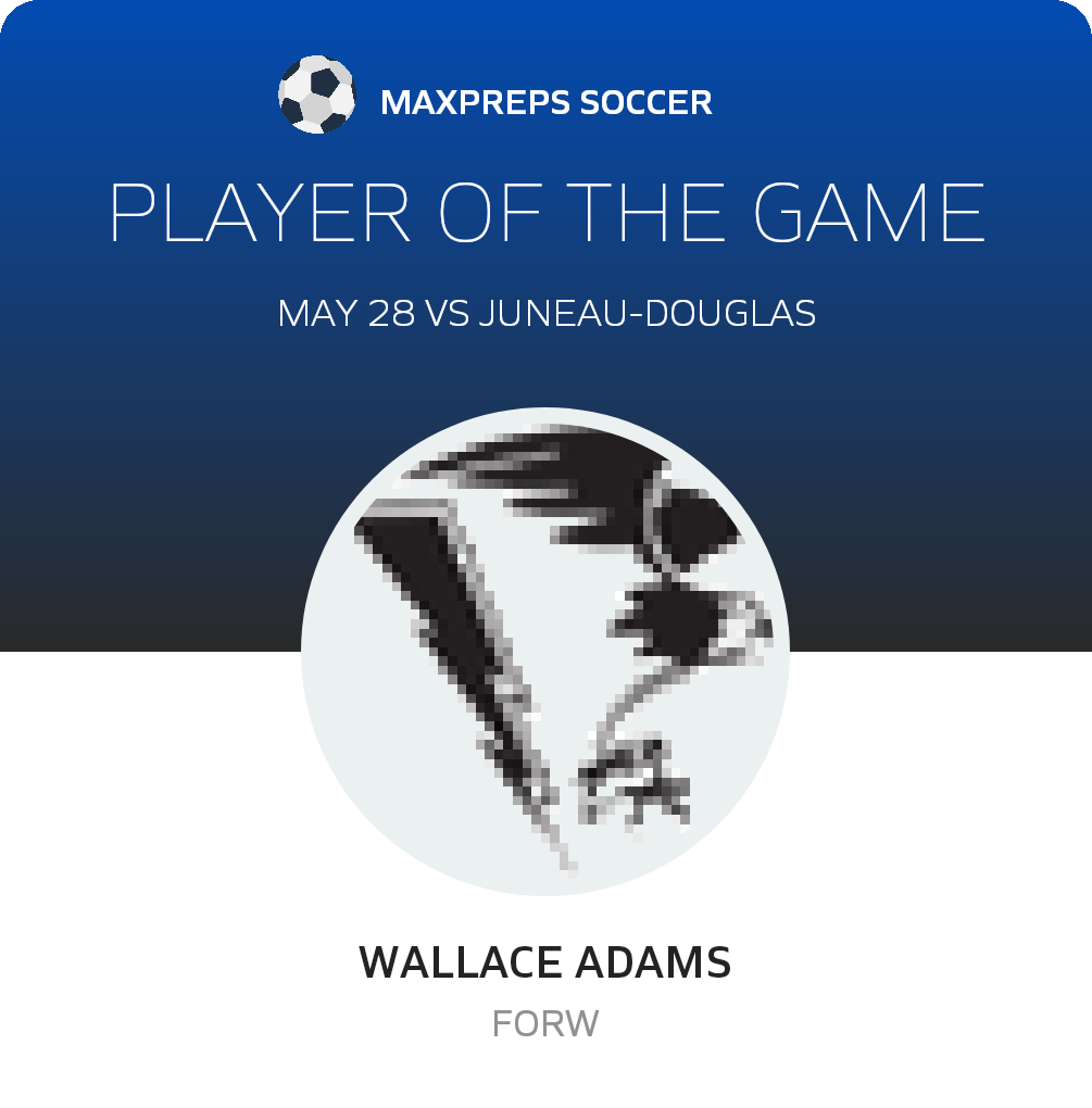 Wallace Adams Player of the Game badge