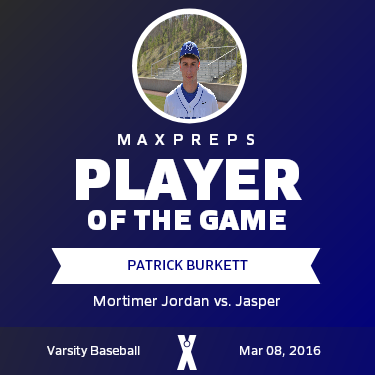 #9 Patrick Burkett Player of the Game badge