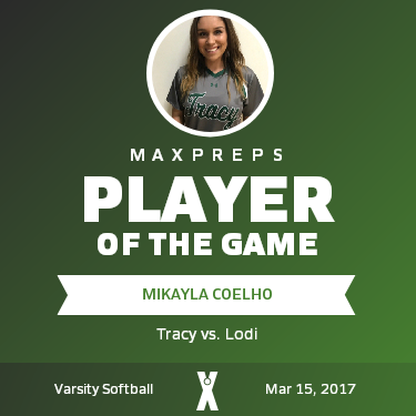 #24 Mikayla Coelho Player of the Game badge