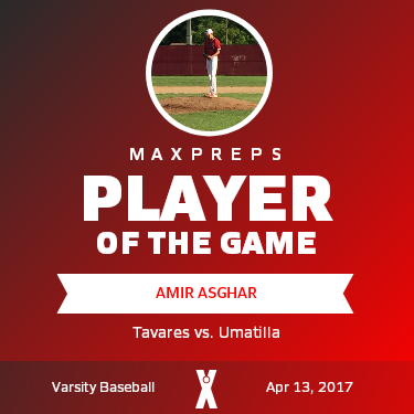 #13 Amir Asghar Player of the Game badge