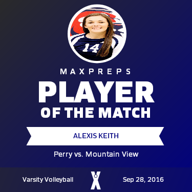 #14 Alexis Keith Player of the Game badge