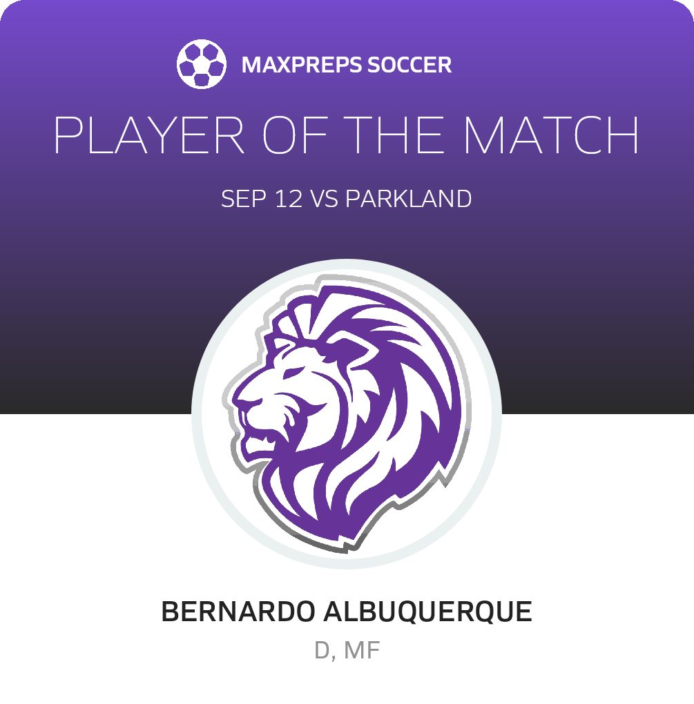 #3 B. Albuquerque Player of the Game badge