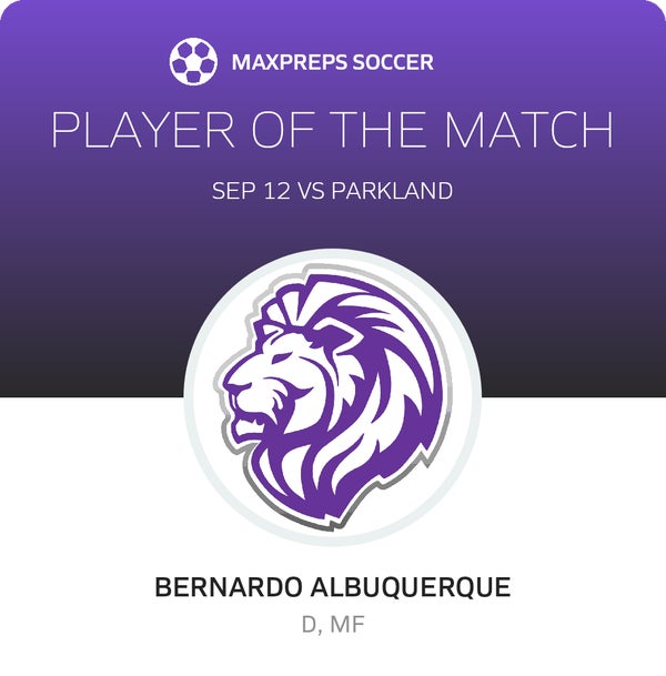 #3 B. Albuquerque Player of the Game badge