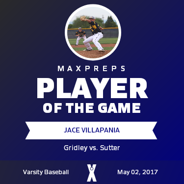 #2 Jace Villapania Player of the Game badge