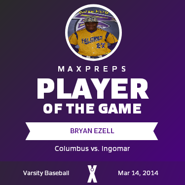#27 Bryan Ezell Player of the Game badge