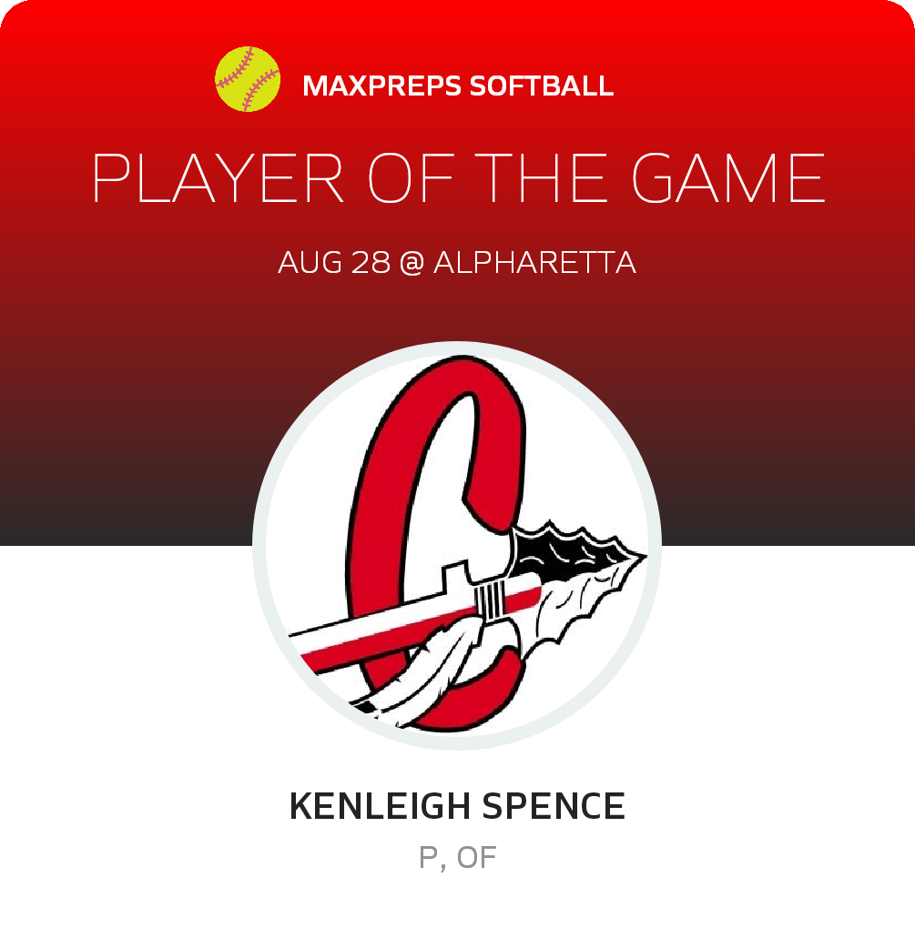 #18 Kenleigh Spence Player of the Game badge