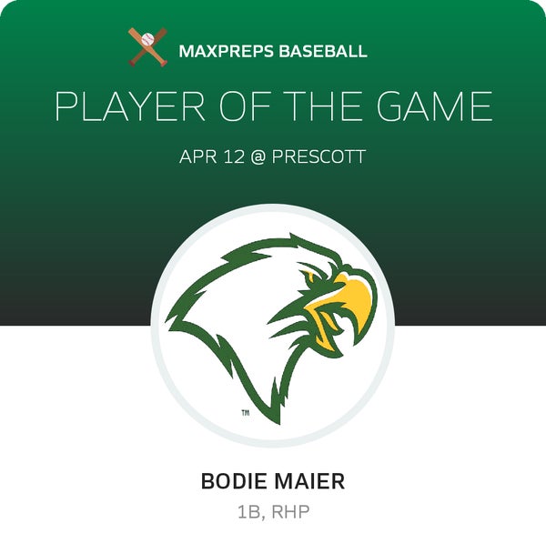 #14 Bodie Maier Player of the Game badge