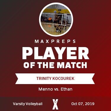 #1 Trinity Kocourek Player of the Game badge
