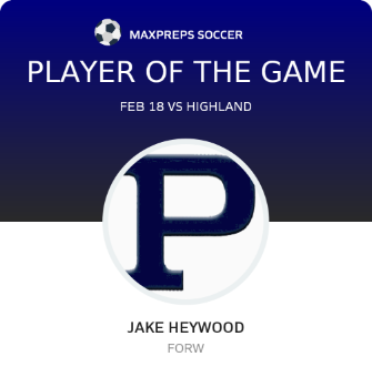 #14 Jake Heywood Player of the Game badge