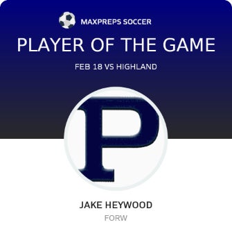 #14 Jake Heywood Player of the Game badge