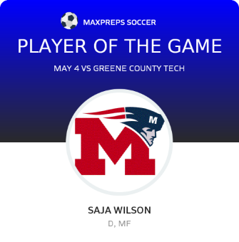 #16 Saja Wilson Player of the Game badge