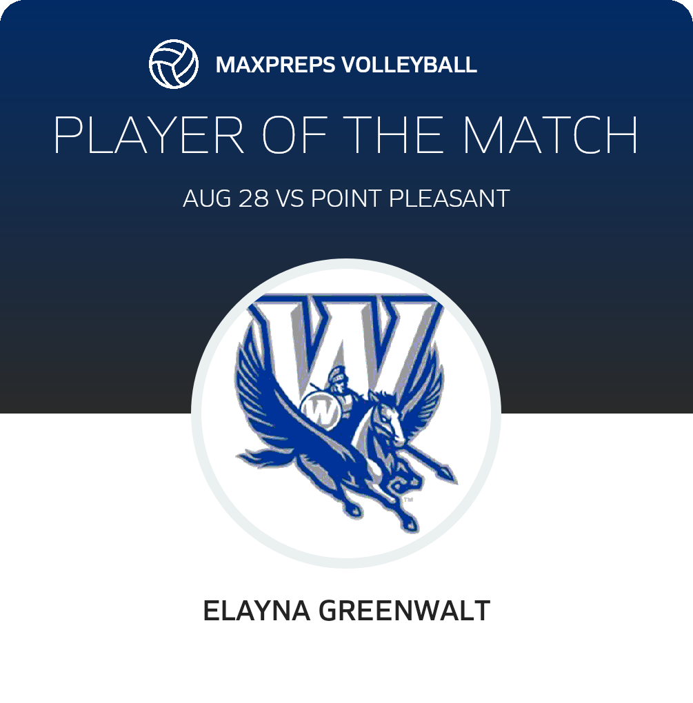 #14 Elayna Greenwalt Player of the Game badge