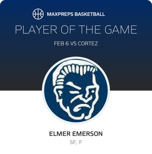 #13 Elmer Emerson Player of the Game badge