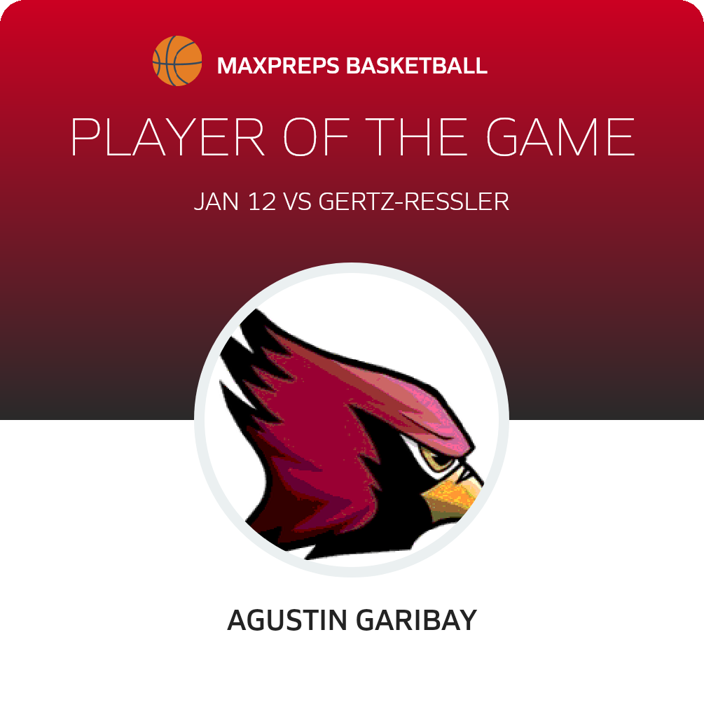 Agustin Garibay Player of the Game badge