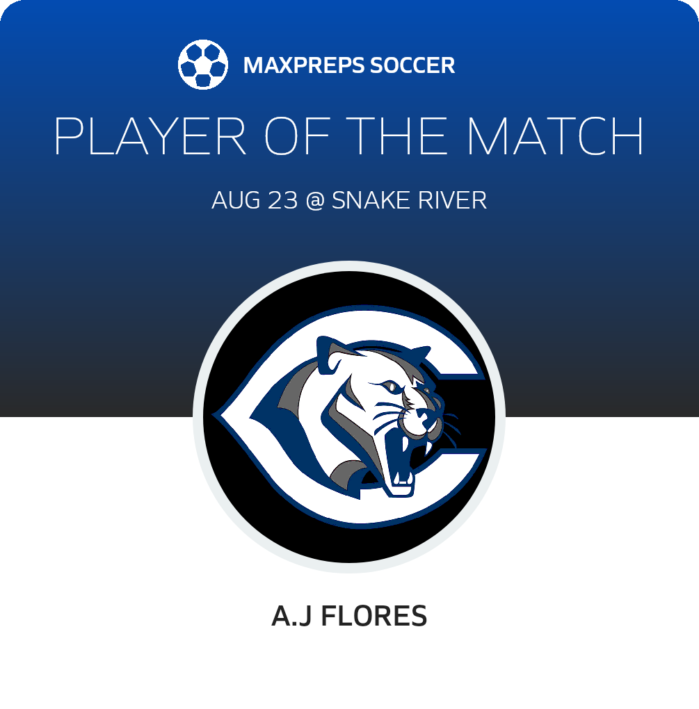 #5 A.J Flores Player of the Game badge