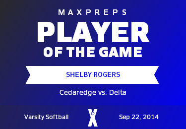 #32 Shelby Rogers Player of the Game badge