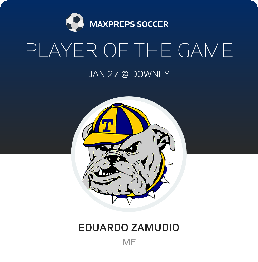 #21 Eduardo Zamudio Player of the Game badge
