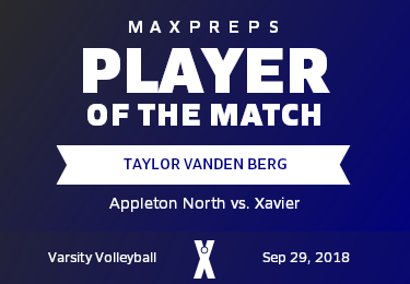 #15 Taylor Vanden Berg Player of the Game badge