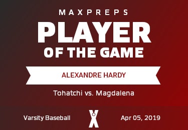 #33 Alexandre Hardy Player of the Game badge
