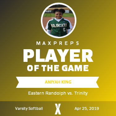 #2 Aniyah King Player of the Game badge