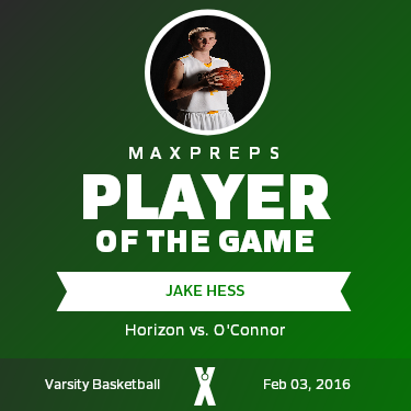 #4 Jake Hess Player of the Game badge