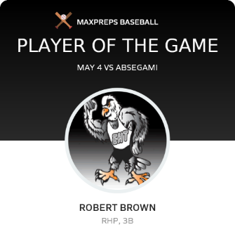 #40 Robert Brown Player of the Game badge