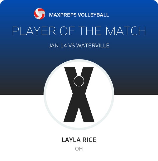 #28 Layla Rice Player of the Game badge