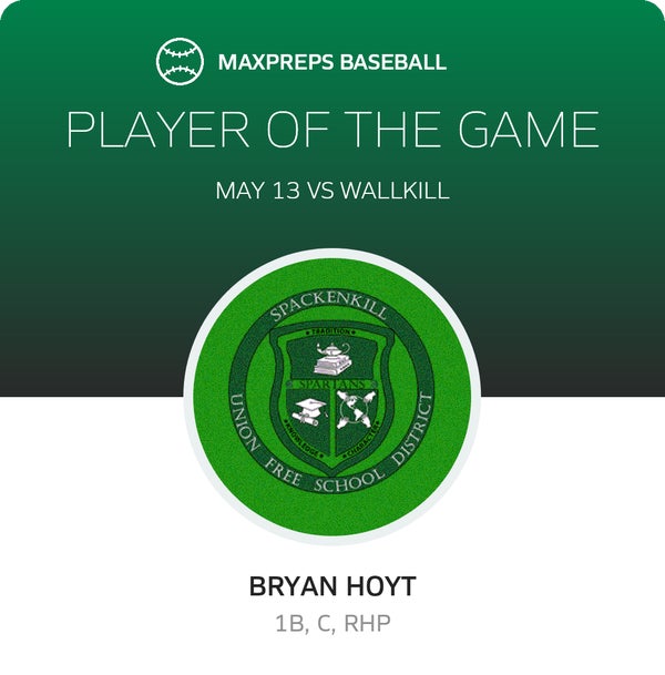 #4 Bryan Hoyt Player of the Game badge