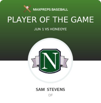 #12 Sam Stevens Player of the Game badge