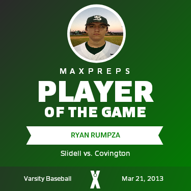 #4 Ryan Rumpza Player of the Game badge