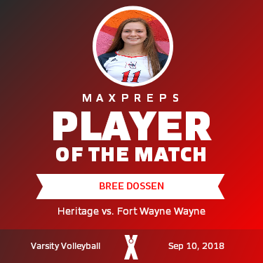 #11 Bree Dossen Player of the Game badge
