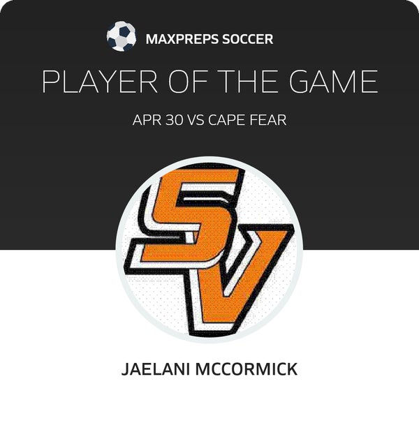 #17 Jaelani McCormick Player of the Game badge